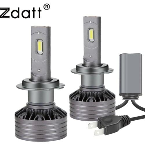 Zdatt H4 Bulb H7 Led Headlight H1 9005 9006 9012 H3 H11 Car Led Light Real Power 100W 12000LM 6000K 12V 24V Truck Auto Lamp