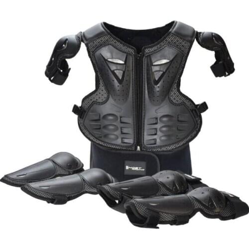 Motorcycle Armor Waistcoat Motorcycle Riding Children Jacket Vest Chest Protective Gear Elbow Pads Motorcycle