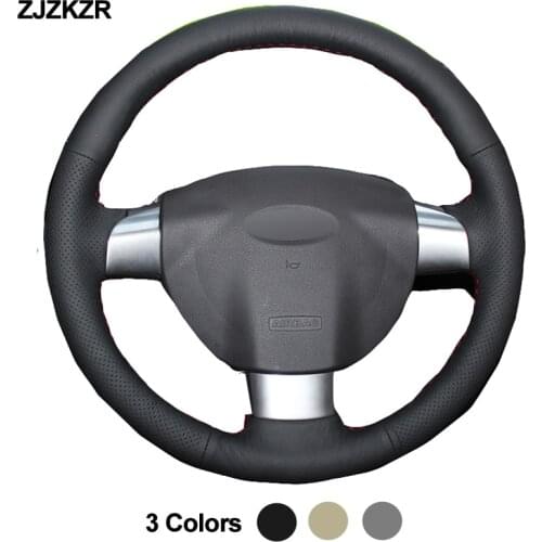 Car Auto Steering-Wheel Cover For Ford Focus 2 2005 - 2011 (3-Spoke) Braid on the Steering wheel Volant 2006 2007 2008 2009 2010