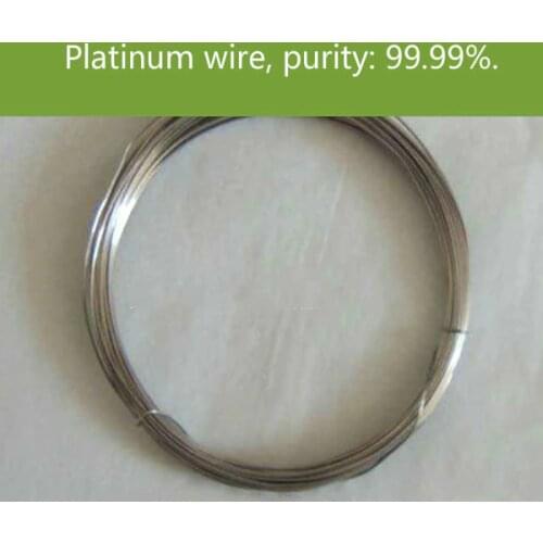 Pure Pt wire, platinum wire electrode, electrophoresis cell electrode, purity: 99.99