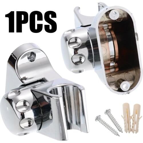 ABS Shower Head Holder Bathroom Shower Bracket Stand Wall Mounted Adjustable Angle Bath Hardware Replacement