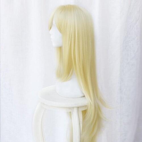 1pcs Anime Angels of Death Ray Long Wig Synthetic Hair Cosplay Costume Halloween Party Decor Prop Collection for Women Girl