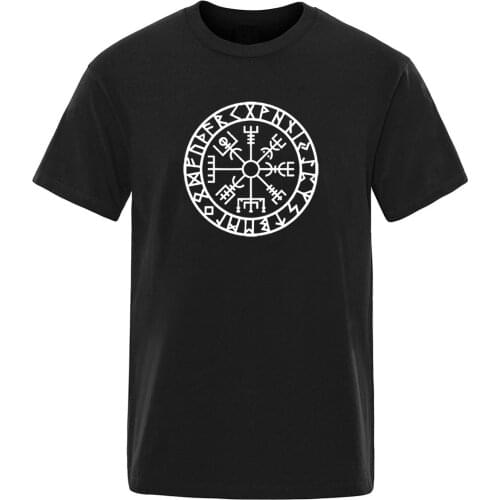 Vikings Print tshirts 2020 New summer Hip Hop Fashion t shirt crew neck solid color Funny Men streetwear Leisure t-shirt