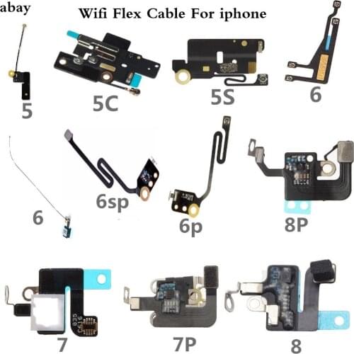 For iPhone 6 6G 7 8 4.7" 5 5c 5s 6 6s 7 8 plus Signal Wifi Antenna Ribbon Wire Connector Flex Cable Ribbon Replacement Parts