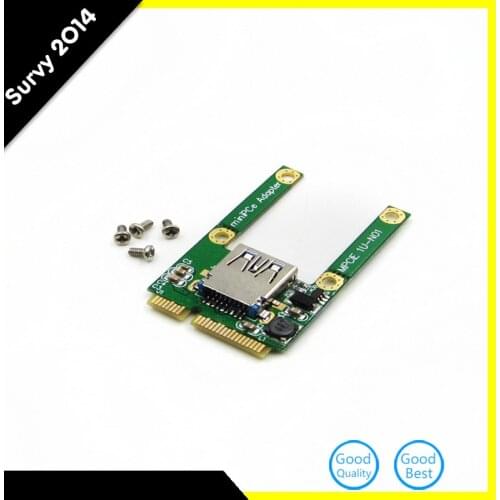 Hot New Mini PCI-E Card Slot Expansion to USB 2.0 Interface Adapter Riser Card diy electronics