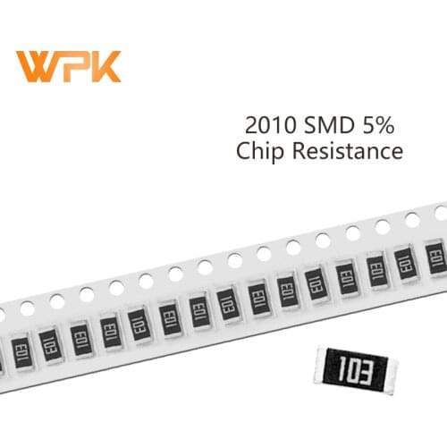 100Pcs 2010 SMD Resistor Kit 5% Tolerance 0R-22M 5.6M 6.2M 6.8M 7.5M 8.2M 9.1M 10M 10 Ohm Full Value Available DIY Assorted Set