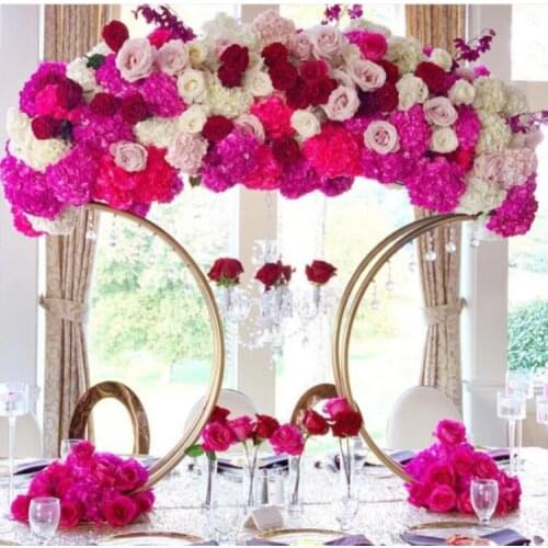 Metal table centerpieces wedding metal flower stand centerpiece for wedding tables without flowers