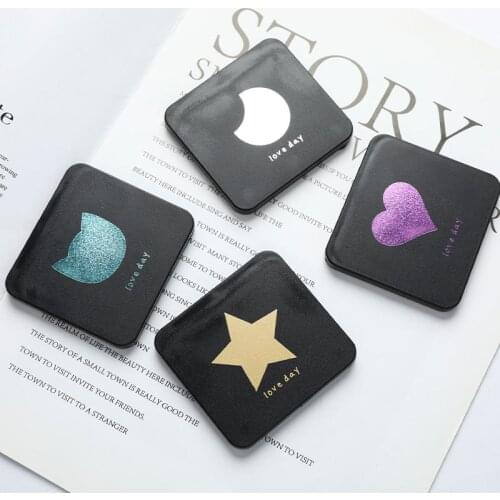 Mini Square Makeup Mirror Portable Hand Mirror Vanity Foldable Compact Mirror