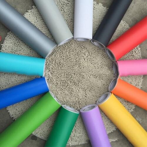 Multicolor PVC Waterproof Wallpaper Self Adhesive Wall Stickers Bedroom Decorative Film Refurbished Old Furniture Decals