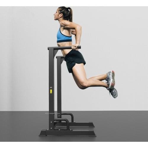 Multi-Function Home Gym 130CM Height Stand Dip Bar, 440 Lbs Capacity Parallel Bars Fitness Station Keep Body Sexy
