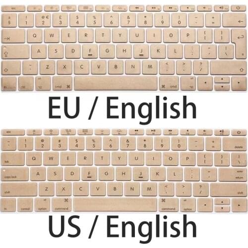 EU US Soft Silicon Keyboard Skin for Macbook Retina 12 Keyboard Cover A1534 Keyboard Skin Film Protector