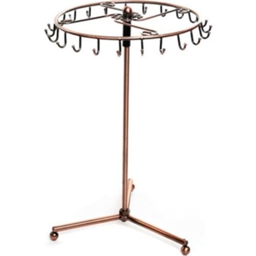 Pendant Bracelet Necklace Jewelry Storage Rack Jewelry Rack Display Rack Rotating Metal Rack Ring Jewelry Display Rack