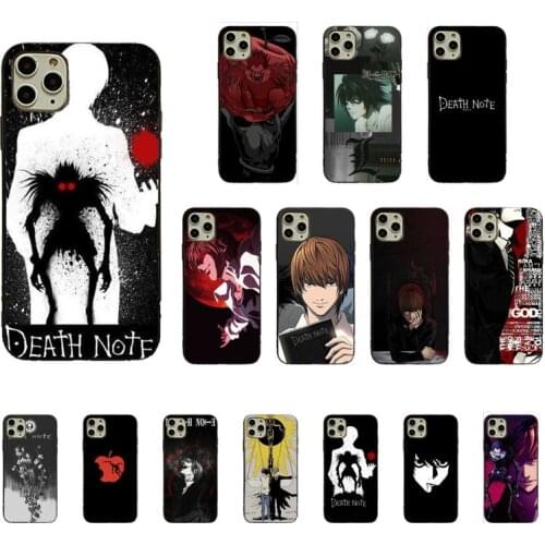 Anime Manga Death Note Ryuk Luxury Soft Phone Case For iPhone 11 12 pro MAX 8 7 6 6S Plus X XS MAX 5 5S SE XR Fundas Capa