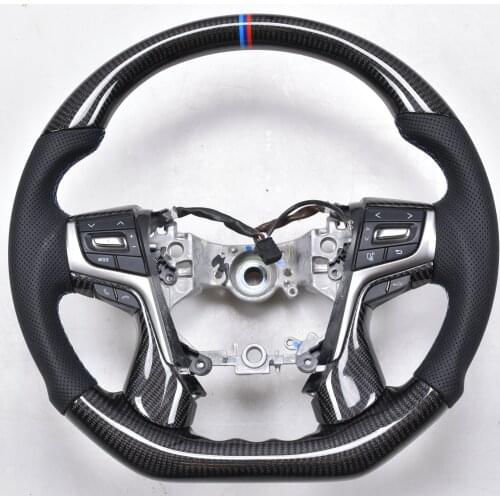 Carbon Fiber leather steering wheel for Toyota Crown