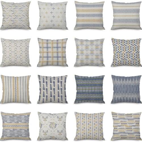 Nordic Simplicity Striped Pillow Case for Living Room Office Home Decor Sofa Cushion Cover Outdoor Camping Throw Pillow Cover