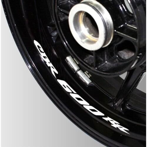 Motorcycle Reflective wheel Tire logo creative stickers rim inner Decorative decals For Honda CBR600RR cbr 600 rr