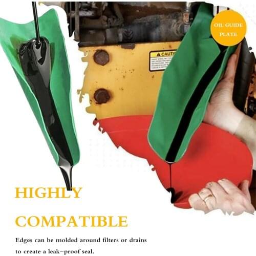 Flexible Draining Tool Free Oil Filter Funnel General Purpose Funnel Extended Draining Funnel Tool Motorcycle Farm Machine Use