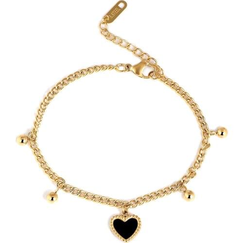 2021 New Pendant Chain Bracelet for Women 2021 Stainless Steel Metal Romantic Lock Jewelry Charm Bracelet Bangle Party Gifts