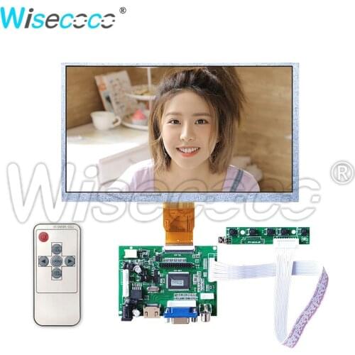Wisecoco 9 Inch 800x480 50 Pins HD LCD Screen Display LCDS Panl With Driver Board Kit For Industrial Manufacturing AT090TN12