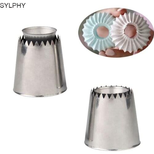 SYLPHY 1 piece Sulta Ne Ring Cookies Mold Russian Icing Piping Nozzles Set Cake Decorating Pastry Tip