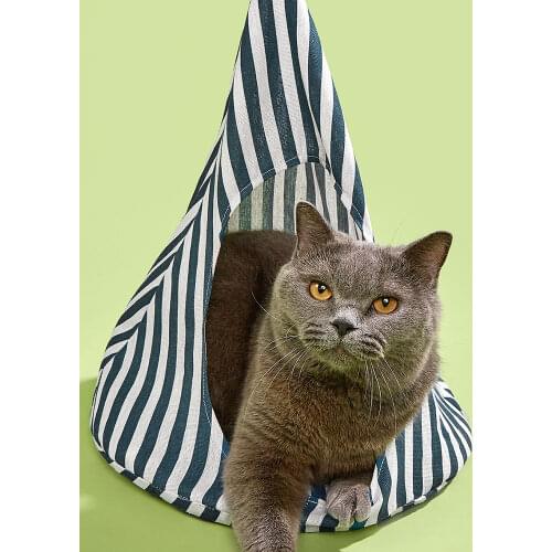 2.A cat cage hammock, cat ferret pet rabbit or small pet hanging soft pet bed, 2-layer spring/summer/winter indoor bag