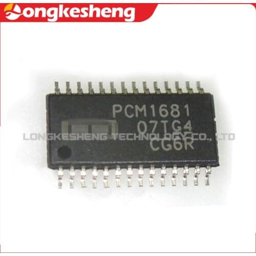 5PCS PCM1681PWPR PCM1681 HSSOP-28 24-Bit,192-kHz Sampling,Eight-Channel Audio Digital-to-Analog Converter