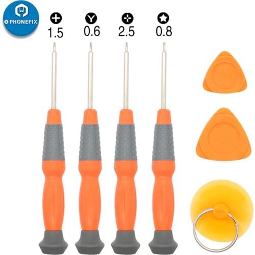 7 in 1 Mobile Phone Magnetic Screwdriver Kit Electronics Repair Tool Kit for iPhone iPad Screen Camera Maintenance Tool Repair