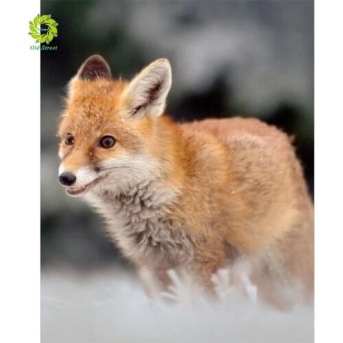 OSH DIY 5D diamond painting Animal round diamond embroidery mosaic home decoration pattern childrens handmade new year