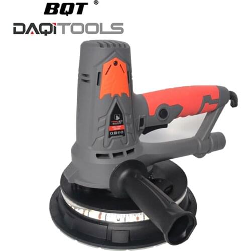 BQT 180mm wall putty hand electric dust-free drywall sander Plaster sander polishing machine grinding machine with LED light