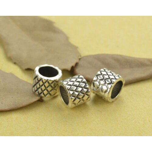 15 pcs Zinc Alloy Bead DIY European big hole reseau metal Beads Fits Charm Bracelets Necklaces Pendants making 18180