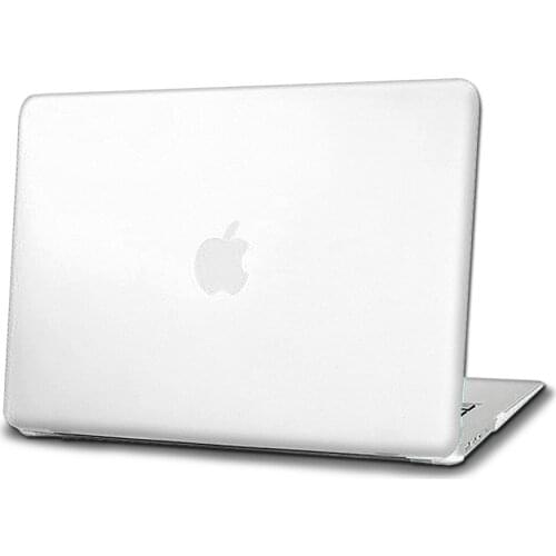 Case for Apple Macbook Air 11/13/ MacBook Pro 13/15/16/Macbook 12 inch Anti-fall Matte White Laptop Protective Shell Cover
