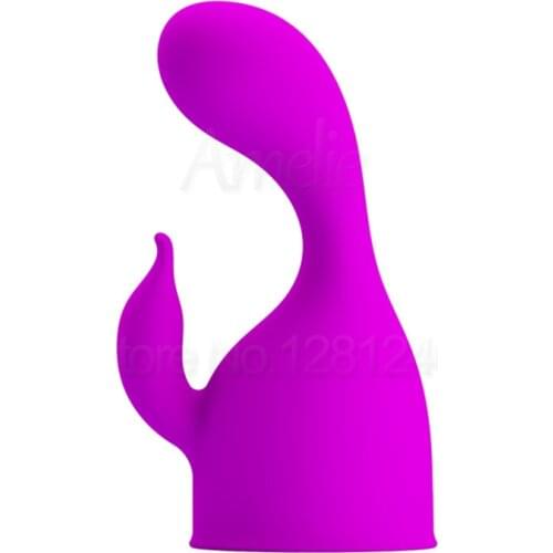 Prettylove G-spot Clitoris Stimulation AV Vibrator Cap Head Magic Wand Massager Attachment AV Rod Accessories Sex Toys for Woman