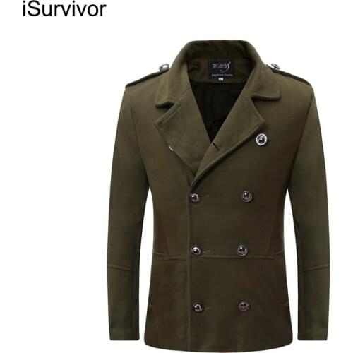 iSurvivor Men's Hooded Trench Coats