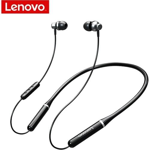 Lenovo XE05 Pro Wireless BT Headphone Hanging Neck Design In-ear Sport Headset with 10mm Horn Unit Long Endurance Time Black