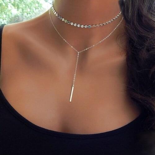 Fashionable accessory new round piece the lady delicate elegant recreational necklace