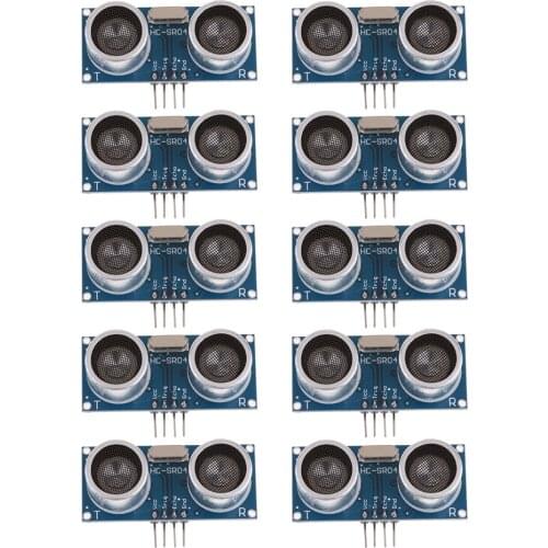 HC-SR04 Ultrasonic Distance Measure Module Transducer Sensor (Pack of 10)