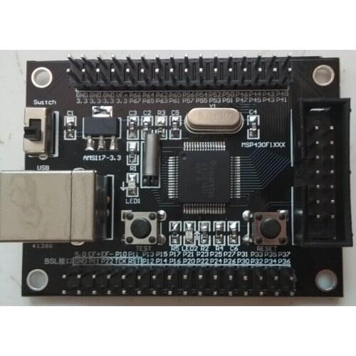 MSP430F149 169 1611 1612 Minimum System Board Development Board and Strip Simulator Interface