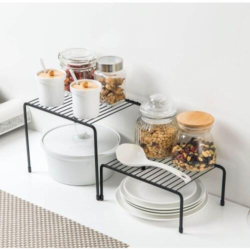 Iron Kitchen Cabinet Storage Organization Portable Spice Holder Seasoning Bottles Shelves Spice Rack Kitchen Organizer