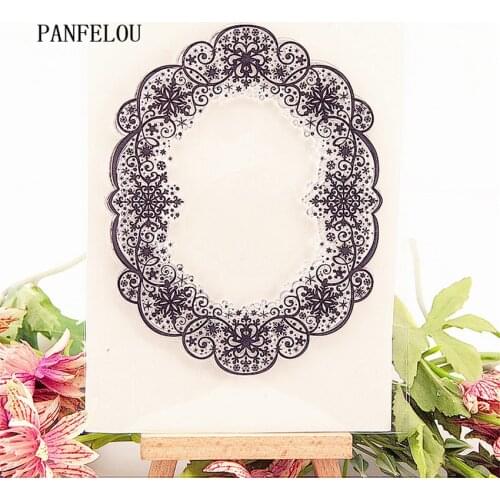 PANFELOU 11x15cm Easter Snow bud silk Transparent Silicone Rubber Clear Stamps cartoon Scrapbooking/DIY New year album