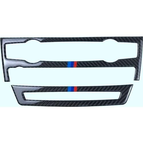 Refit Center Control Gearshift Panel AC CD Decor Frame Decoration Sticker for Left Hand drive BMW X5 2008-2013 X6 2009-2014