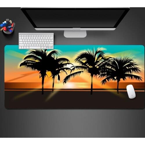Advanced Retro Abstract Landscape Mouse Pad Fashion Cool Personality Special Game Rubber Pad Large Competition Non-Slip Pad