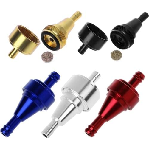 Universal 6mm Oil Fuel Filter Cleaner for Motorcycle Pit Dirt Bike ATV 5 Colors-m30