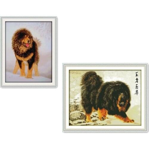 Everlasting Love King Power Chinese Cross Stitch Kits Ecological Cotton Stamped 14CT 11CT DIY Gift New Year Decorations For Home