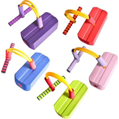 Kids Children Educational Safe Fun Game Toy Foam Pogo Jumper Exercising Stick Outdoor Sport Training Balance Gift New