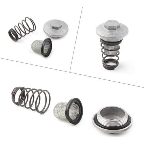 1Set Scooter Drain Plug Oil Filter O-Ring Spring Set For GY6 150cc QMB139 50cc Chinese Scooter Parts