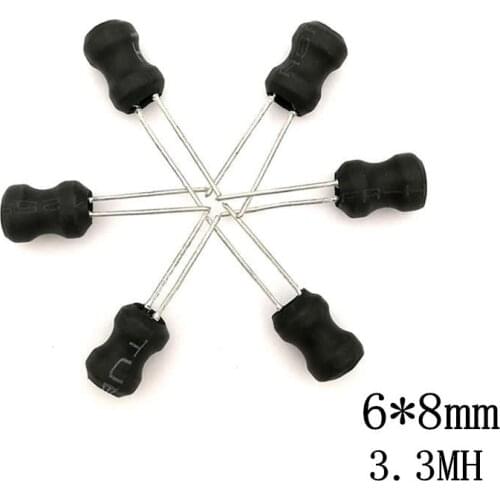 20pcs/lot Power Inductor DIP 6*8mm 3300UH 3.3MH 0608 Power Inductor