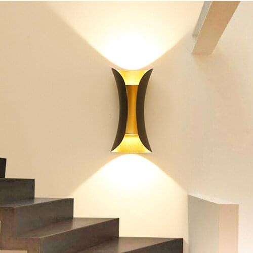 20W 30W 40W Outdoor LED Light Porch Aisle Corridor Balcony Wall Lamp Villa Front Door Modern Aluminum Column Outdoor Wall Light