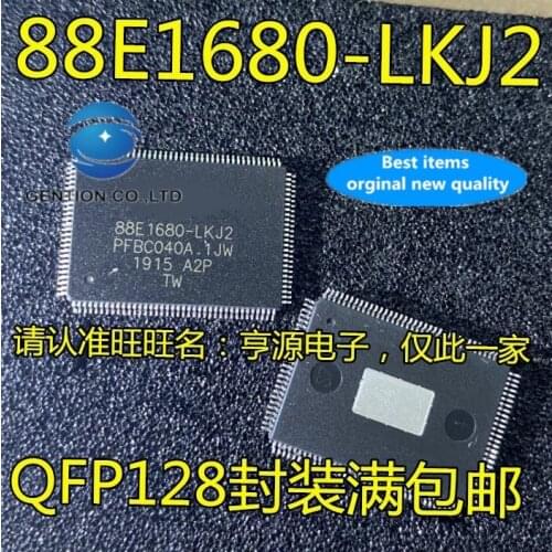 5PCS 88E1680 88E1680-LKJ2 QFP128 Ethernet transceiver IC chip in stock 100% new and original