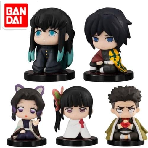 5cm BANDAI Anime characters Demon Slayer Tokitou Muichirou Kochou Shinobu Tsuyuri Kanao Action PVC Collection Model Toy Anime Fi