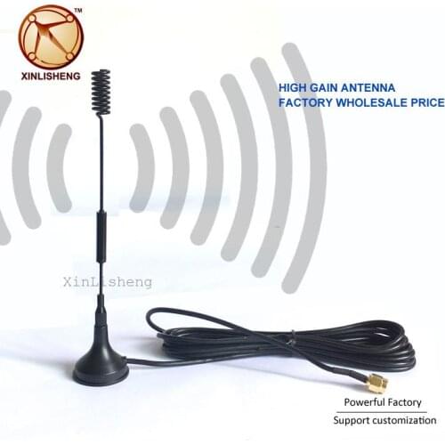 China Manufacture 433mhz Wireless Pure Copper 7db Router Antenna 4g modem antenna antenne vhf uhf